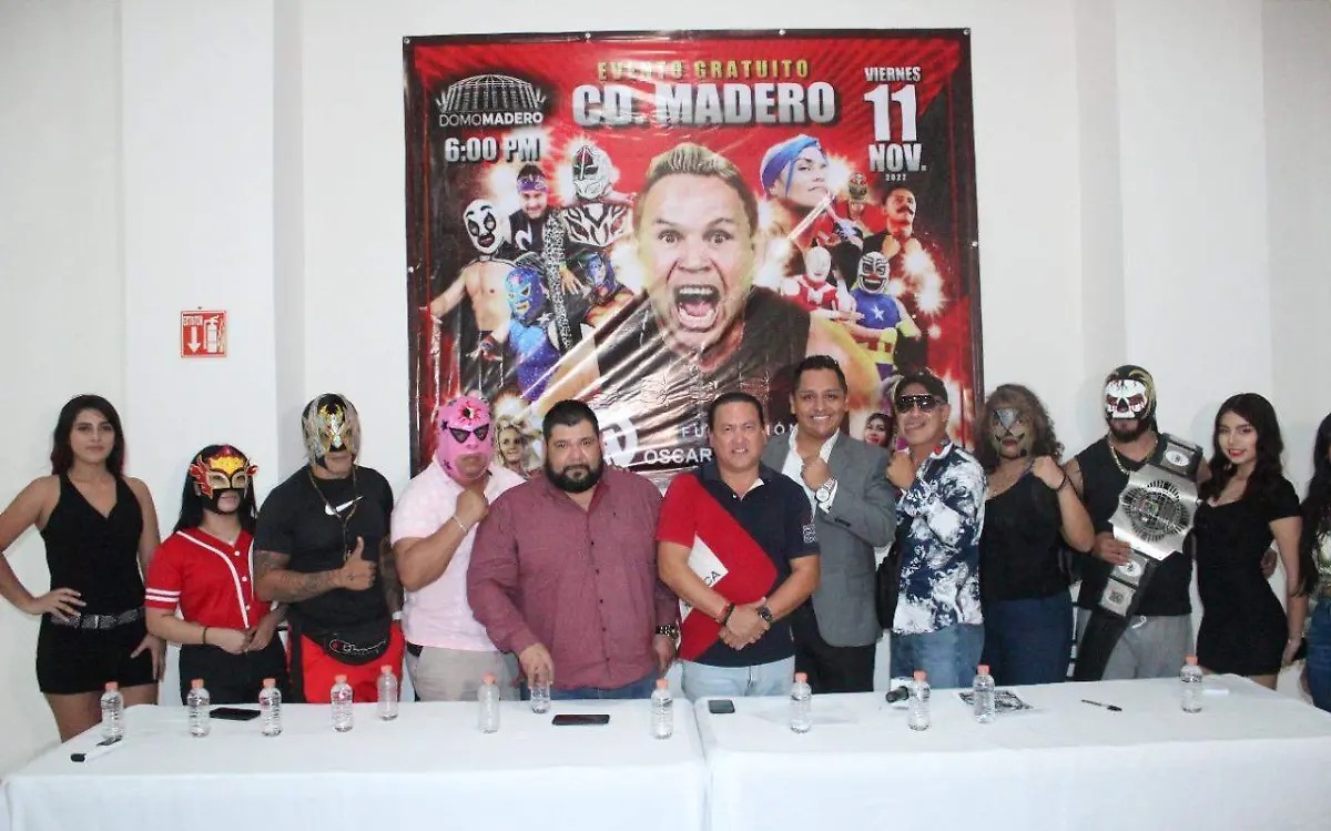 Rifarán 10 mil pesos durante la función de lucha libre gratuita en Ciudad Madero Leo Deantes (1)